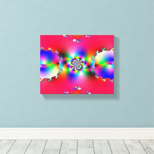 Fractal 124 Canvas Print (Insitu (Houten vloer))