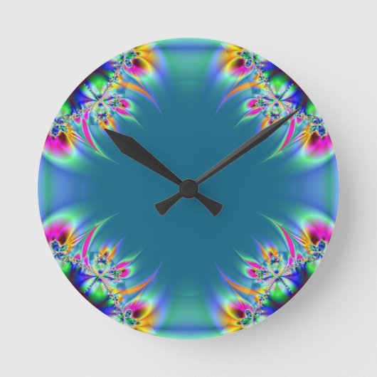 Fractal 124 ronde klok (Voorkant)