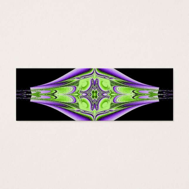Fractal 13, Bladwijzer Mini Visitekaartjes (Voorkant)