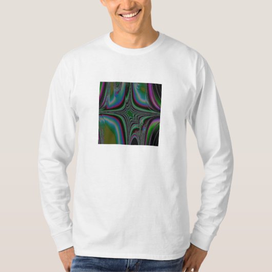 Fractal 14, Lange hoes Mannen Shirt (Voorkant)