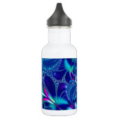 Fractal #1: Blauwe elegantie Waterfles (Links)