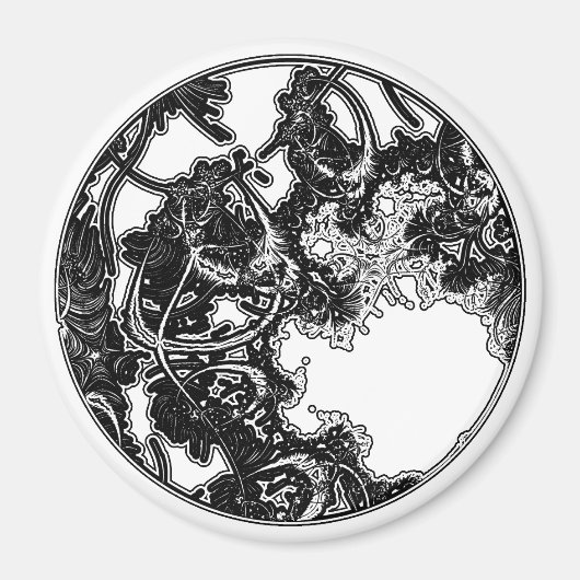 Fractal 1 ver. 2 magneet (Voorkant)