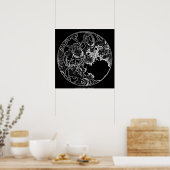 Fractal 1 ver. 2 poster (Keuken)