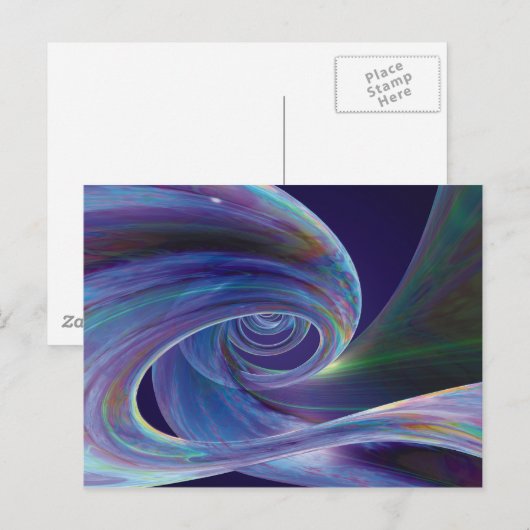 Fractal 2 briefkaart (Voorkant / Achterkant)