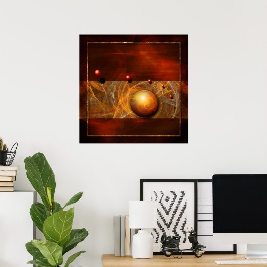 Fractal-2 Poster (Thuiskantoor)