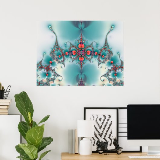 Fractal 3017 poster (Thuiskantoor)