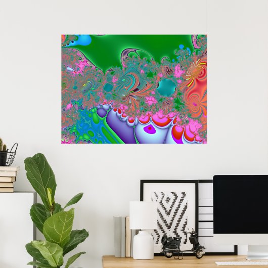 Fractal 3052 poster (Thuiskantoor)