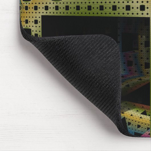 Fractal 3D Sci Fi Afgedrukte schakelingen MP04 Muismat (Hoek)