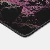 Fractal 3D Sci Fi Cube Gedrukt Circuit DeskM06 Bureaumat (Hoek)