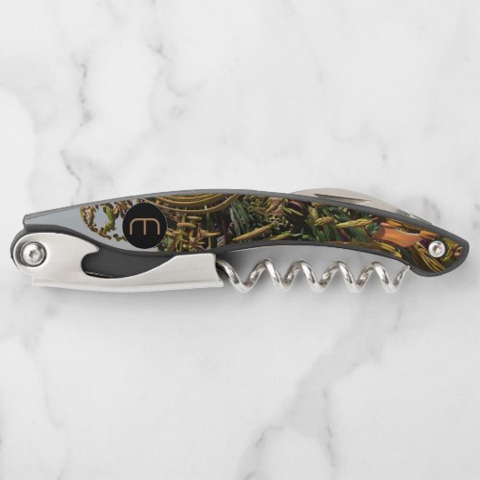 Fractal 3D Sci-fi futuristi Monogram Kurkentrekker (Voorkant)