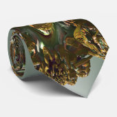 Fractal 3D Sci Fi futuristisch Stropdas van meteor (Opgerold)