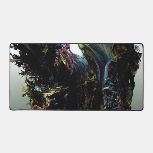 Fractal 3D Sci Fi futuristische Hard Rock DeskM Bureaumat (Voorkant)