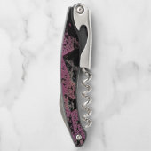 Fractal 3D Sci Fi ruimtevaartuig Monogram Corkschr Kurkentrekker (Achterkant)