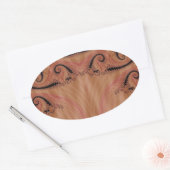 Fractal 404 ovale sticker (Envelop)