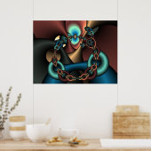 Fractal 447 poster (Keuken)