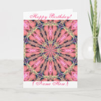 Fractal 45, Birthday Kaart