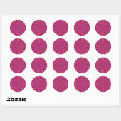 Fractal 57,Sticker Ronde Sticker (Vel)