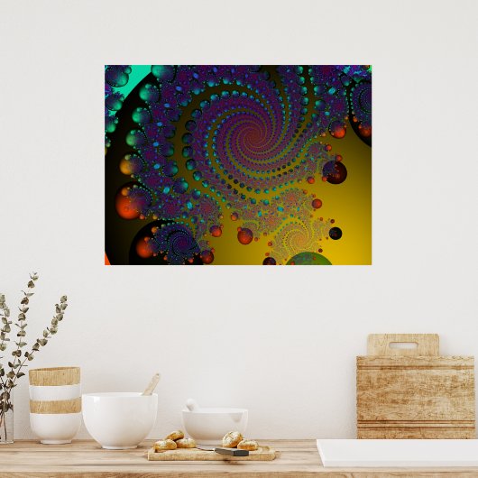 Fractal 584 poster (Keuken)