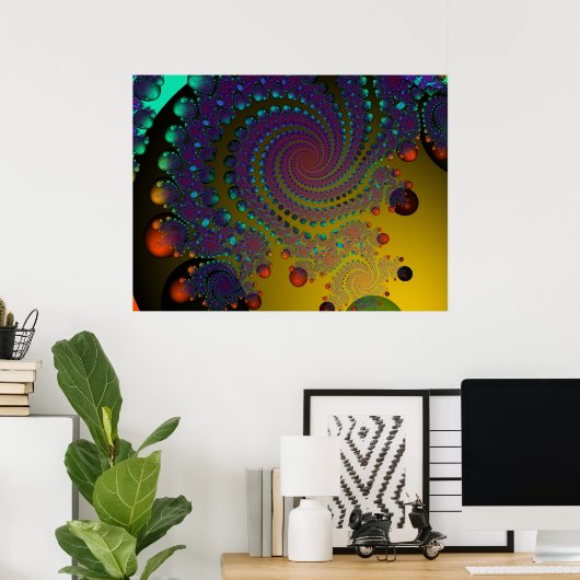 Fractal 584 poster (Thuiskantoor)