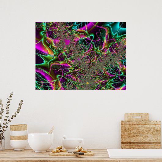 Fractal 628 poster (Keuken)