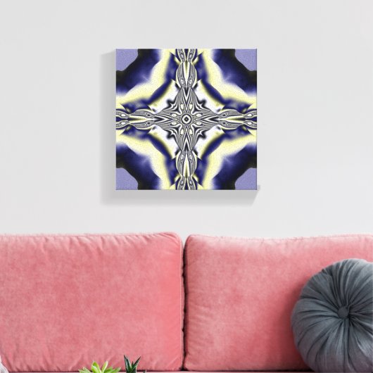Fractal 62 Canvas Print (Insitu (Woonkamer))