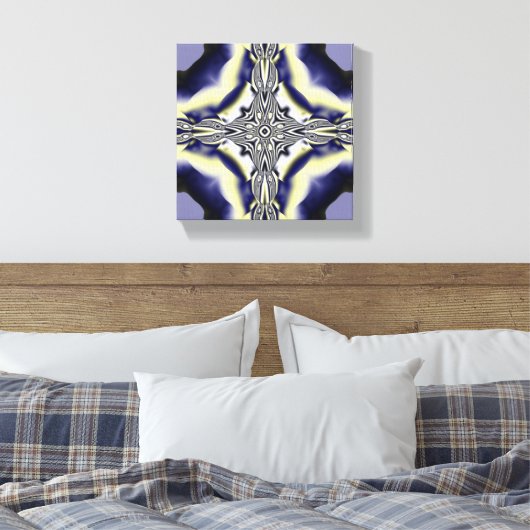 Fractal 62 Canvas Print (Insitu (Slaapkamer))