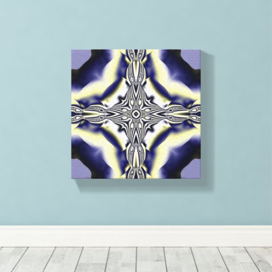 Fractal 62 Canvas Print (Insitu (Houten vloer))