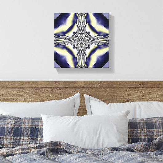 Fractal 62 Canvas Print (Insitu (Slaapkamer))