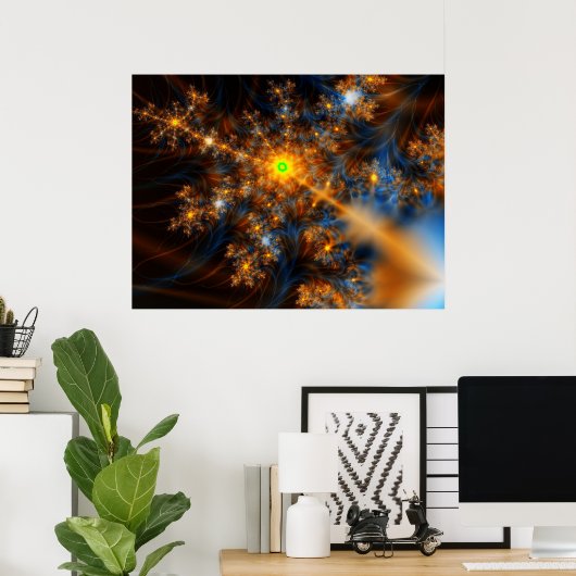 Fractal 647 poster (Thuiskantoor)