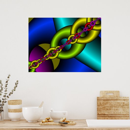 Fractal 663 poster (Keuken)