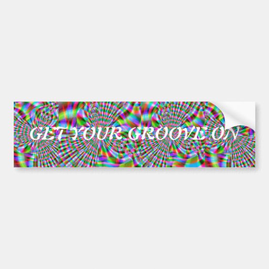 Fractal 74, zet uw groef aan, Bumpersticker (Voorkant)
