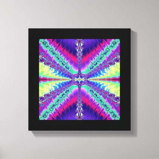 Fractal 76 Stretched Canvas Print (Voorkant)