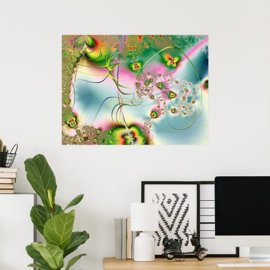 Fractal 817 poster (Thuiskantoor)