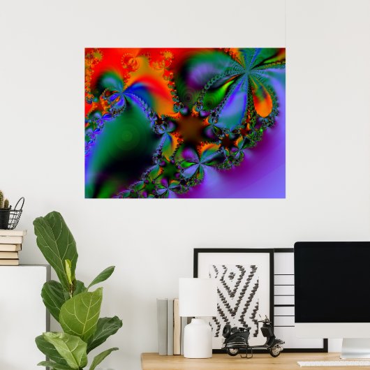 Fractal 826 poster (Thuiskantoor)