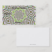 Fractal 87, Visitekaartje (Voorkant / Achterkant)