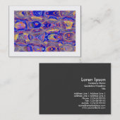 Fractal Abstract 061012a (Grenzen) Visitekaartje (Voorkant / Achterkant)