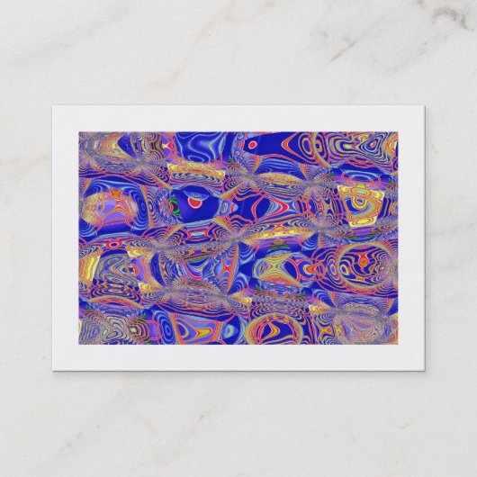 Fractal Abstract 061012a (Grenzen) Visitekaartje (Voorkant)