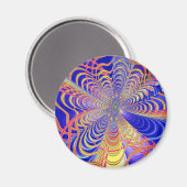 Fractal Abstract 061012a Magneet (Voorkant / Achterkant)