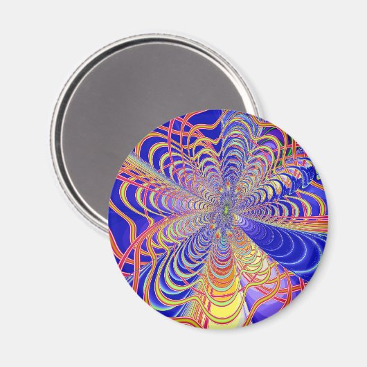 Fractal Abstract 061012a Magneet (Voorkant / Achterkant)