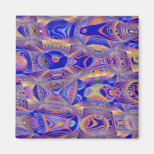 Fractal Abstract 061012a Magneet (Voorkant)