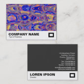 Fractal Abstract 061012a Visitekaartje (Voorkant / Achterkant)