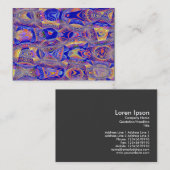 Fractal Abstract 061012a Visitekaartje (Voorkant / Achterkant)