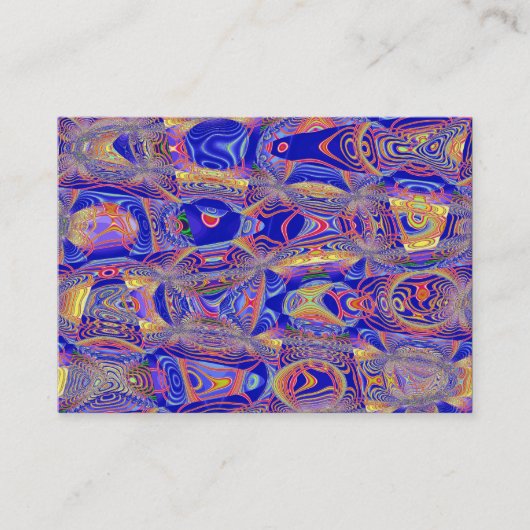 Fractal Abstract 061012a Visitekaartje (Voorkant)