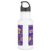 Fractal Abstract 061012a Waterfles (Achterkant)