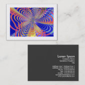 Fractal Abstract 061012d (grens) Visitekaartje (Voorkant / Achterkant)