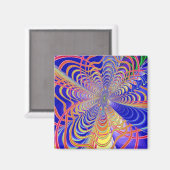 Fractal Abstract 061012d Magneet (Voorkant / Achterkant)