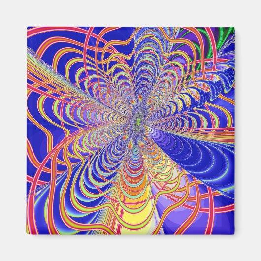 Fractal Abstract 061012d Magneet (Voorkant)