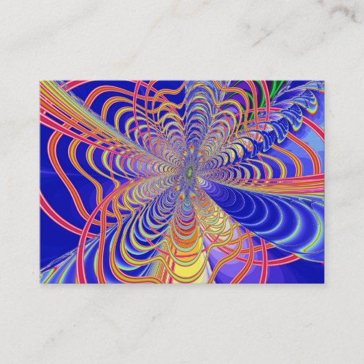 Fractal Abstract 061012d Visitekaartje (Voorkant)