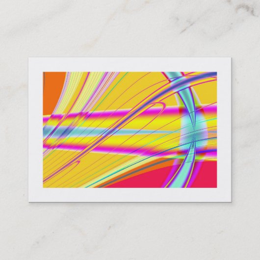 Fractal Abstract 061012e (Grenzen) Visitekaartje (Voorkant)