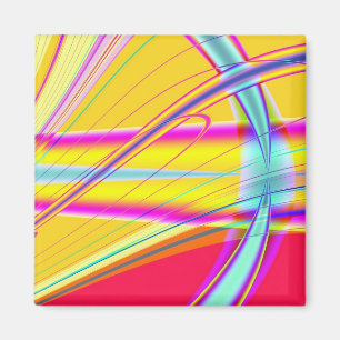 Fractal Abstract 061012e Magneet